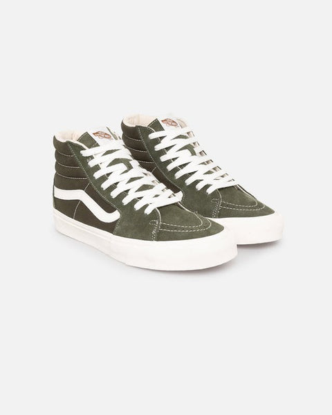 Olive green hotsell vans high top