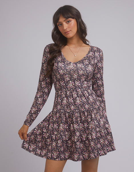 All About Eve Louise Ditsy LS Mini Dress Floral | Shine On NZ