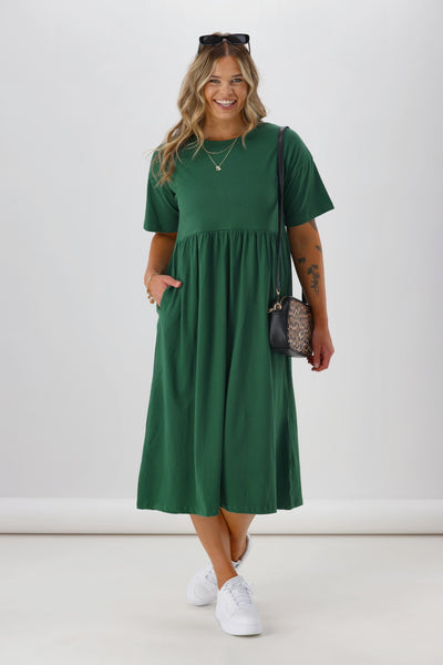 Silent Theory Till Summer Dress Green | Shine On NZ