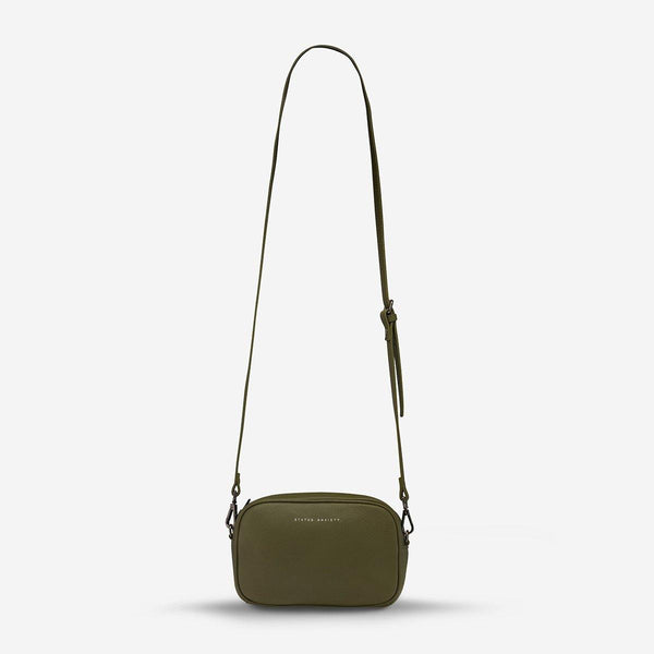 Status Anxiety Plunder Bag in Khaki Shine On NZ