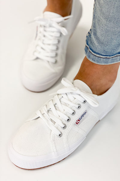 Superga Cotu Classic White Shine On NZ - Main Image