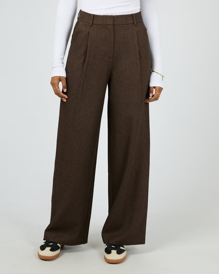 MARNO Romy pants ブラウン All About Eve Romy Wide Leg Pant Brown | Shine On NZ