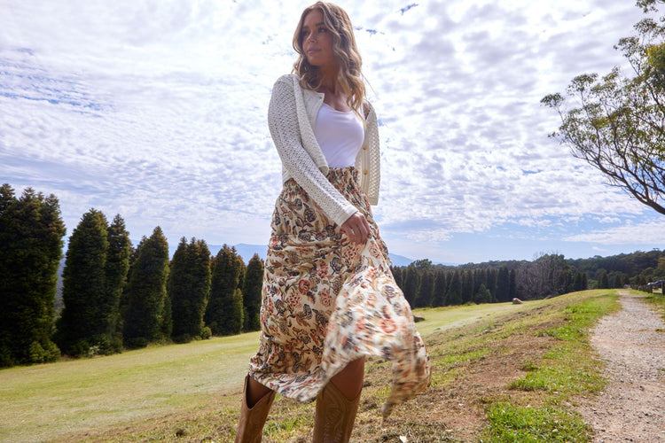 Bohemian skirts nz best sale