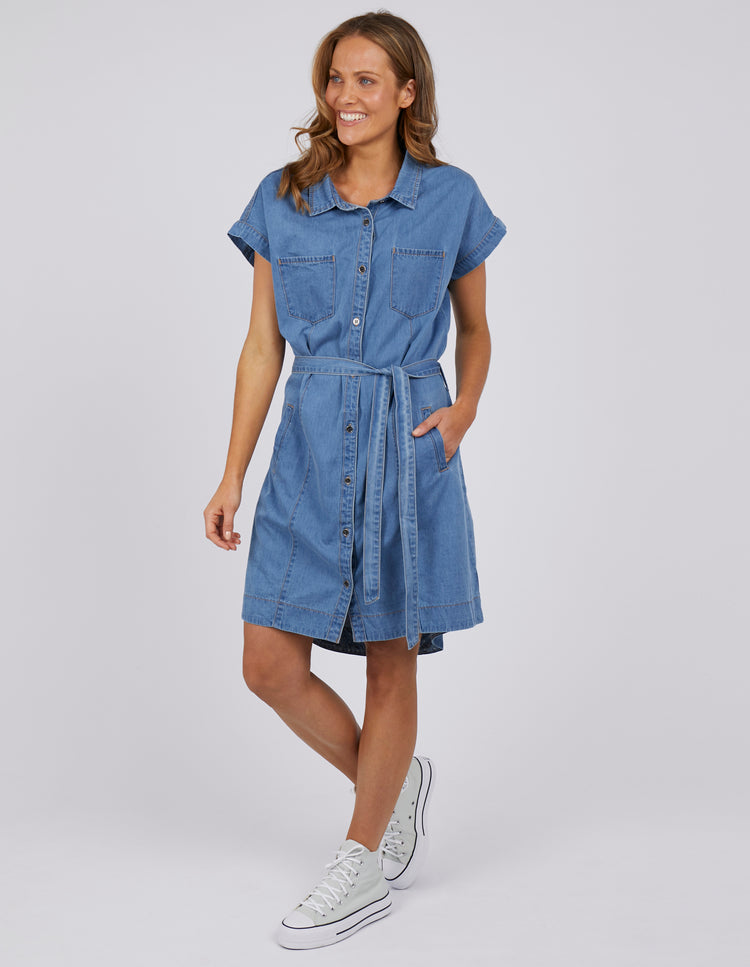 Denim dress clearance nz