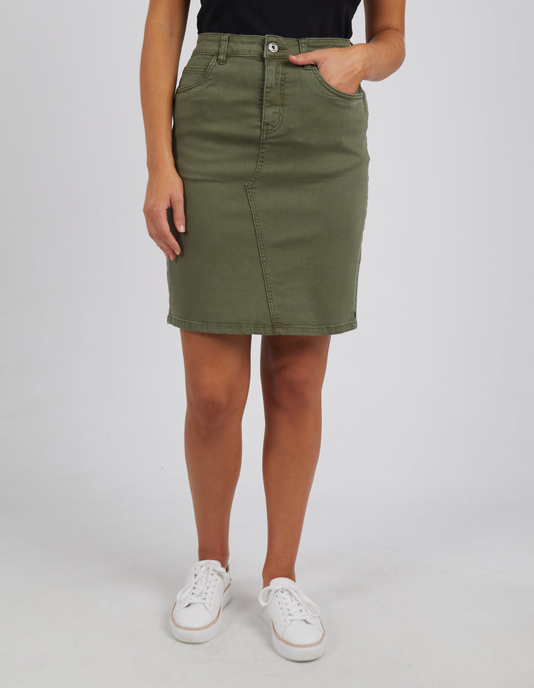 TUSSAH LOLA - Mini skirt - khaki/dark green - Zalando.ie