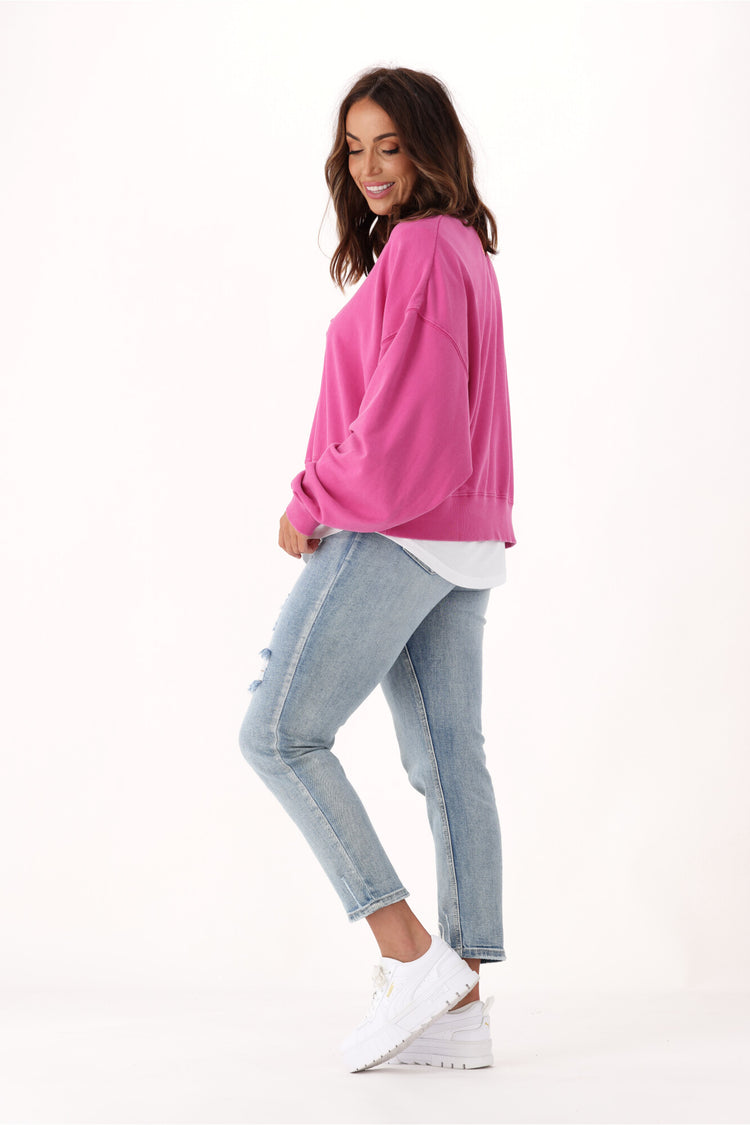 All About Eve Venice Crew Pink | Shine On NZ