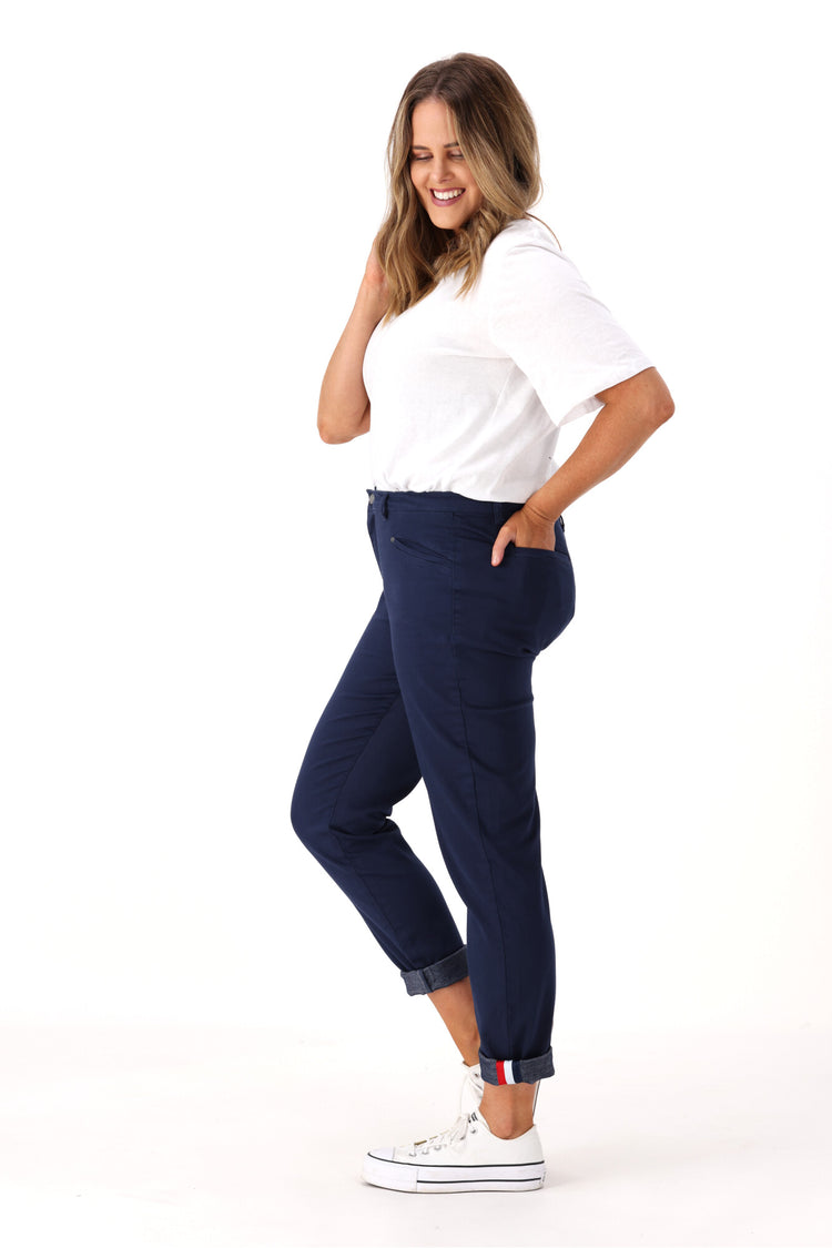 Betty Basics Audrey Chino Pant Navy