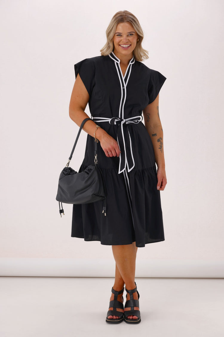 Betty Basics Mari Dress Black | Shine On NZ