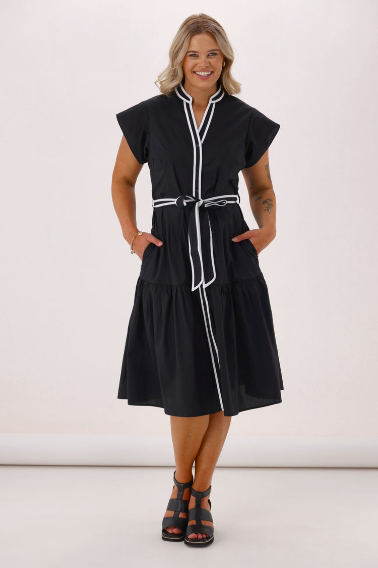Betty Basics Mari Dress Black | Shine On NZ