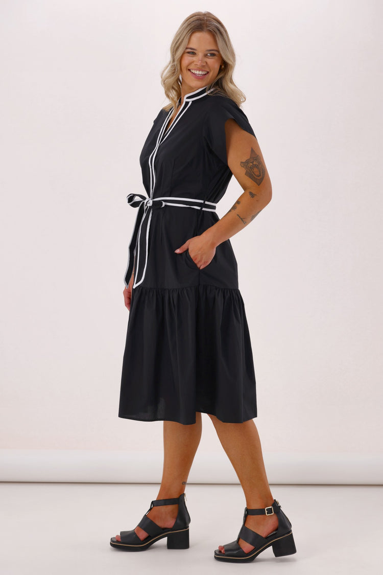 Betty Basics Mari Dress Black | Shine On NZ