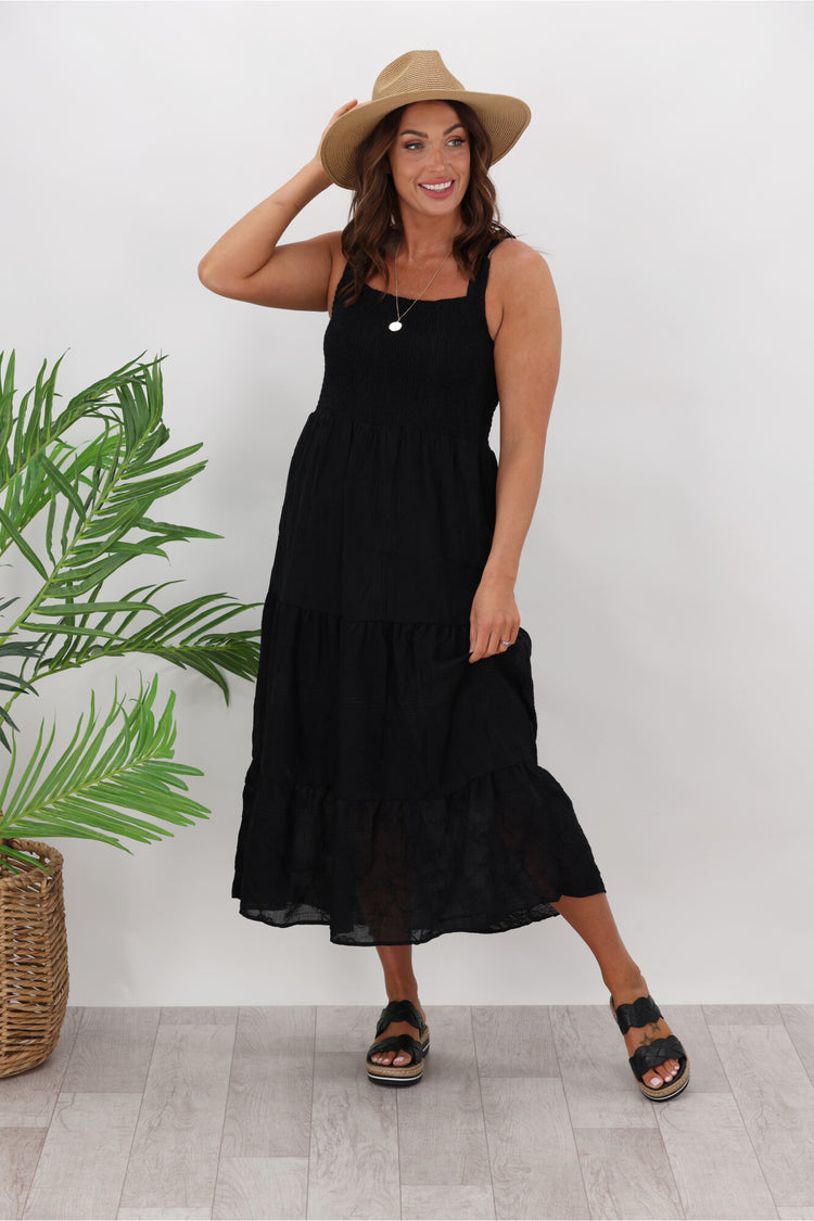 Marcia embroidered best sale maxi dress