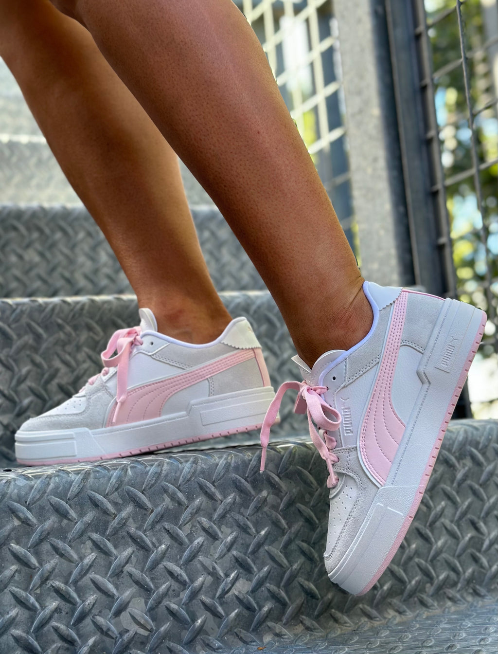 Puma CA Pro Queen Of <3s Womens White Whisp Pink Silver Mist