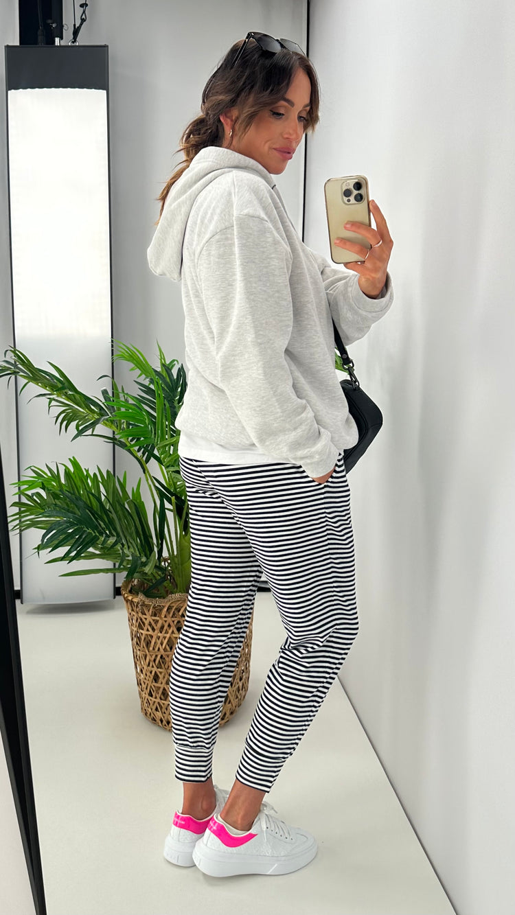 Silent Theory Falling Bricks Stripe Pant Navy | Shine On NZ