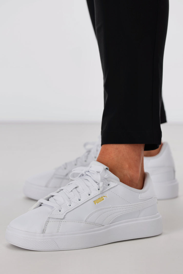 Puma Laijla Leather Womens White
