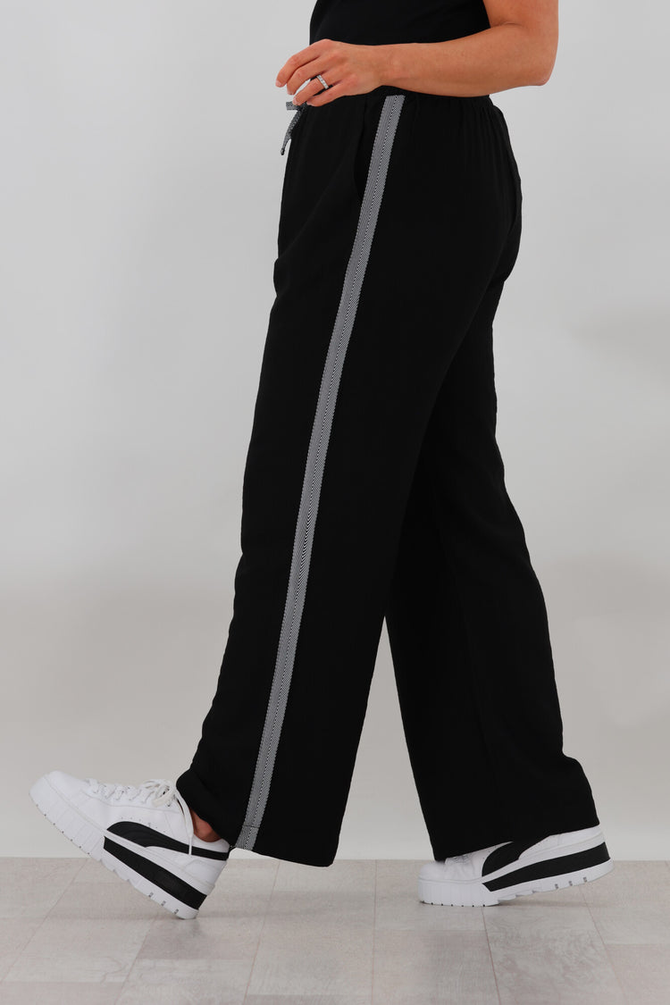 No.21 Combo Side Stripe Track Pants (Pants,Straight Leg)