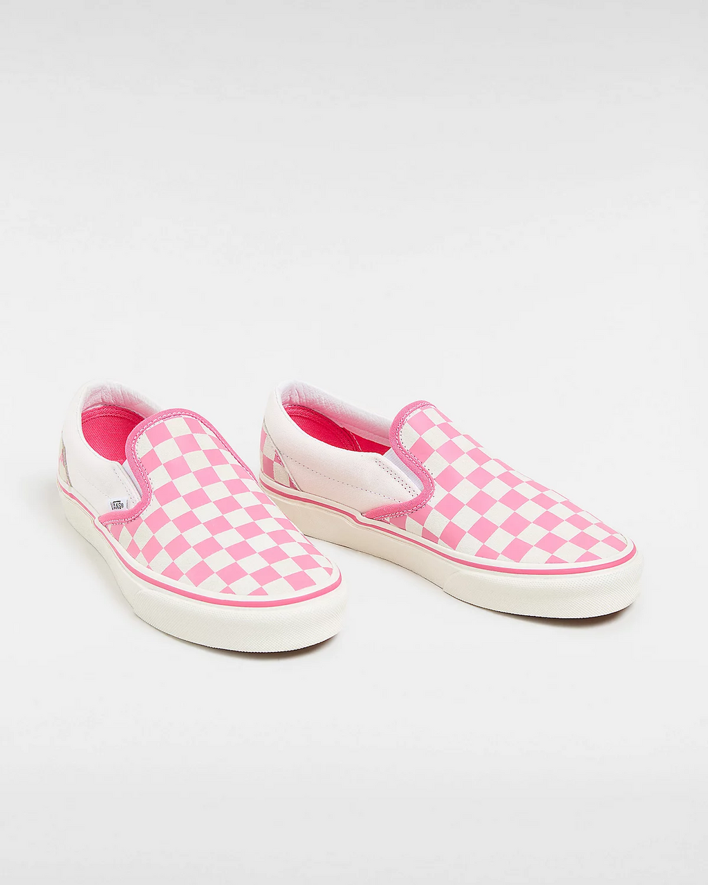 Pale pink vans slip ons online