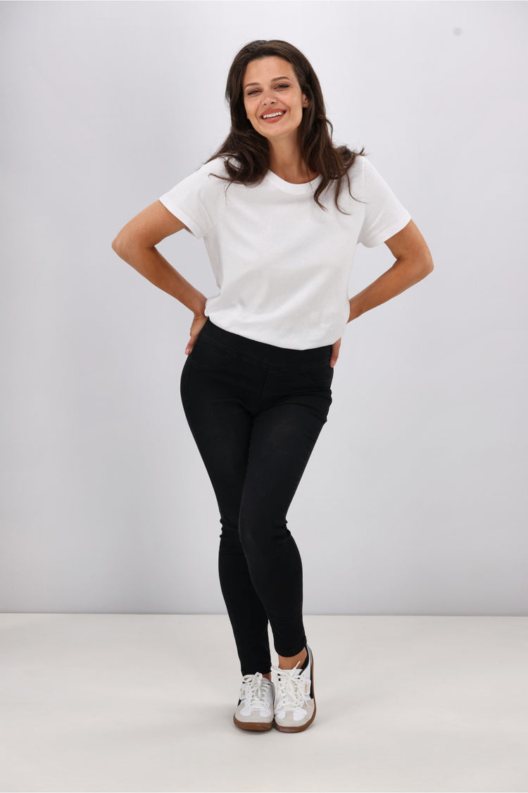 Wakee Jeggings High Rise In Black 60062 - Fashion Jam Essentials - Foto 8