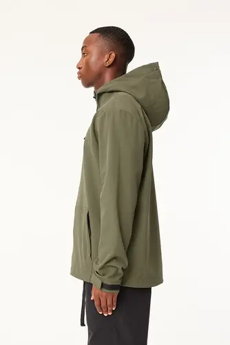 Huffer Mens Softshell Jacket Khaki Shine On NZ