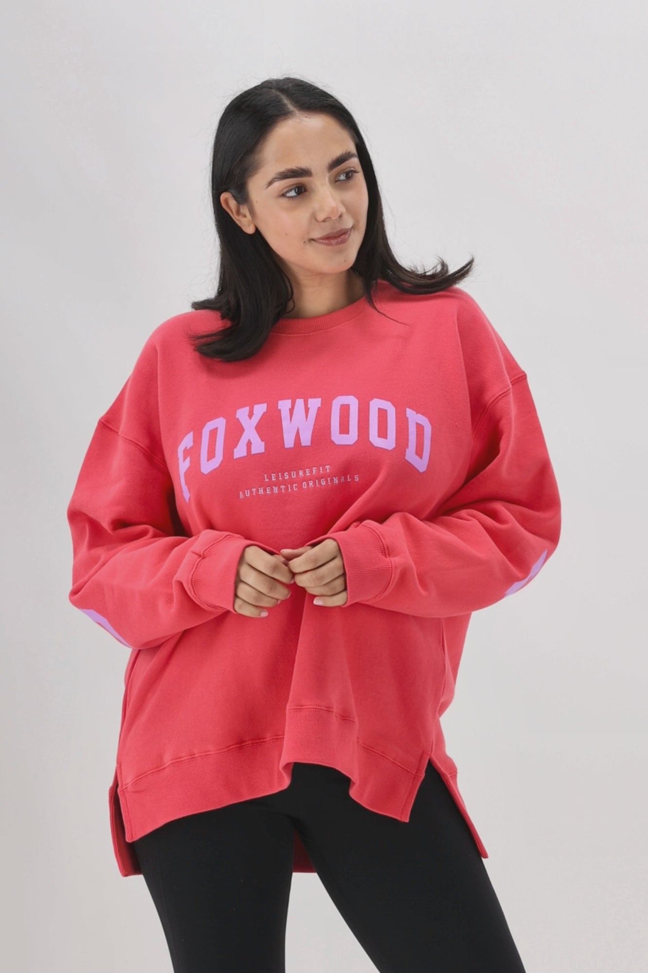 トップス WHEN SMOKE CLEARS confidence sweat setup circa make wide half zip sweat top | 77circa(ナナナナサーカ