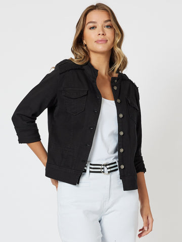 Army denim outlet jacket womens