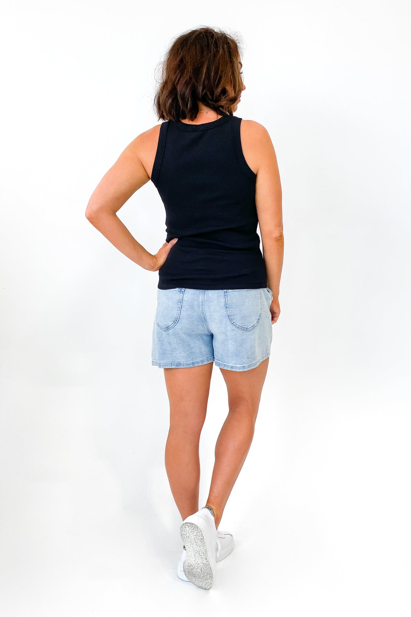 AS Colour Organic Rib Tank Black | Shine On NZ