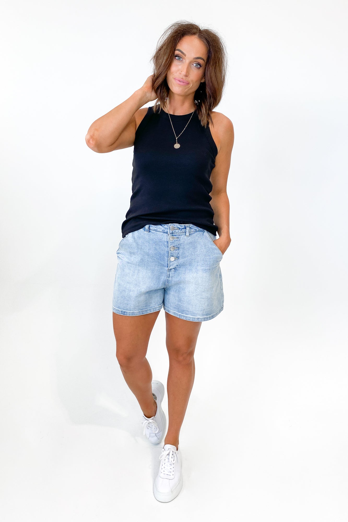 AS Colour Organic Rib Tank Black | Shine On NZ