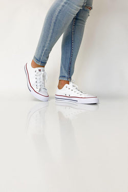 Chuck Taylor All Star Low White Converse Shoes NZ Shine On NZ