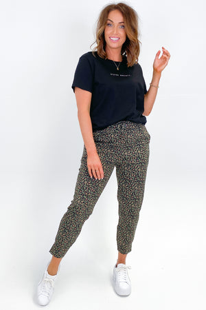 SILENT THEORY - Drop crotch animal print pant! 10, Recycle Style