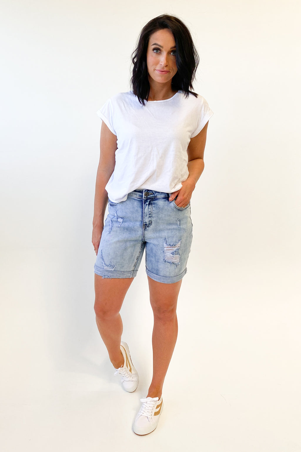 Wakee sales denim shorts