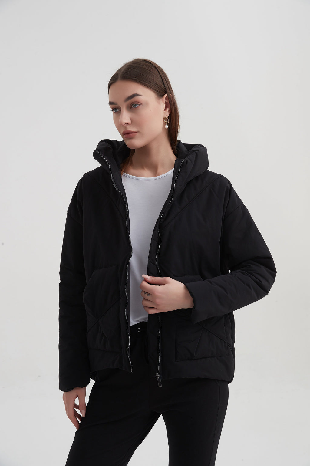 Black puffer 2025 jacket nz