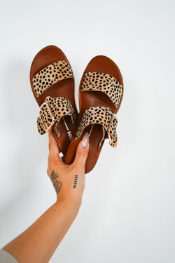 Los Cabos Doti Sandal Cheetah Shine On NZ