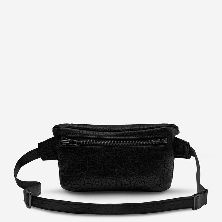 Status Anxiety Best Lies Bum Bag Black Bubble Shine On NZ