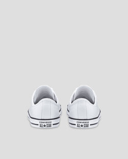 Converse Chuck Taylor Dainty Leather Low White Shine On NZ