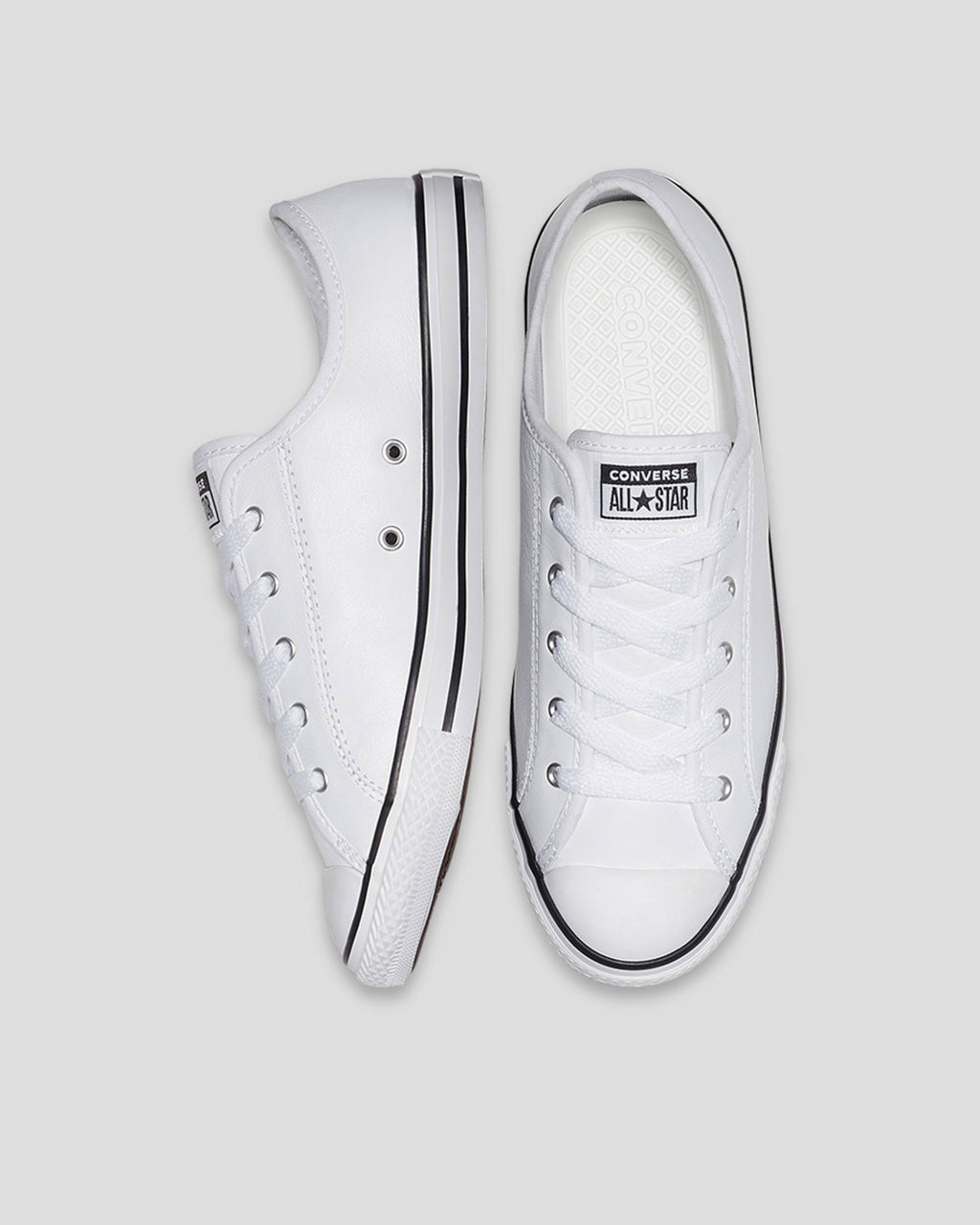 Converse Chuck Dainty Leather Low White On NZ